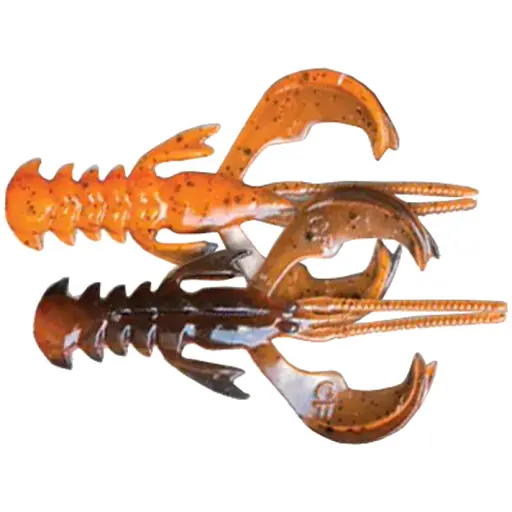 Силикон Crazy Fish Nimble 1.6" #8d Orange Coffee кальмар (9 шт/уп)