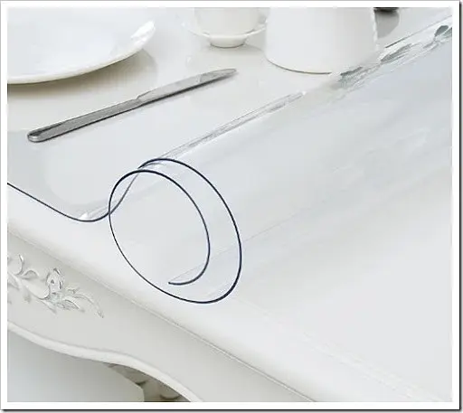 Гнучке (м'яке, рідке) скло скатертину на стіл Soft Glass 2.1х1.4м (товщина 2.0 м) Прозора - фото 10