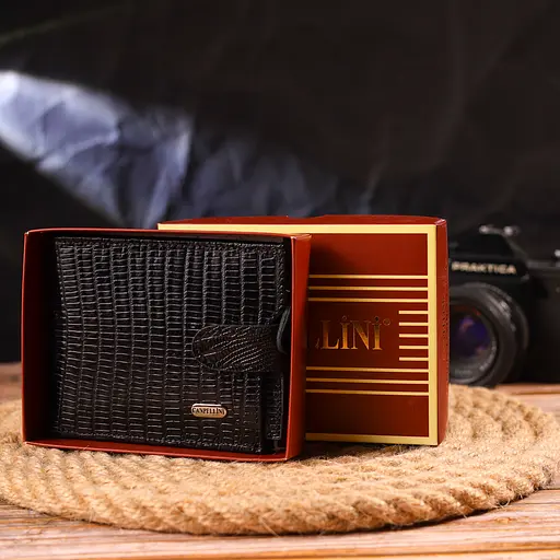 Мужской кожаный кошелек Canpellini 12х9.8х1 см acs0025056 - фото 8