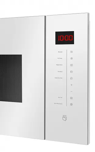 Встраиваемая микроволновая печь Hansa 25л гриль белый - фото 2