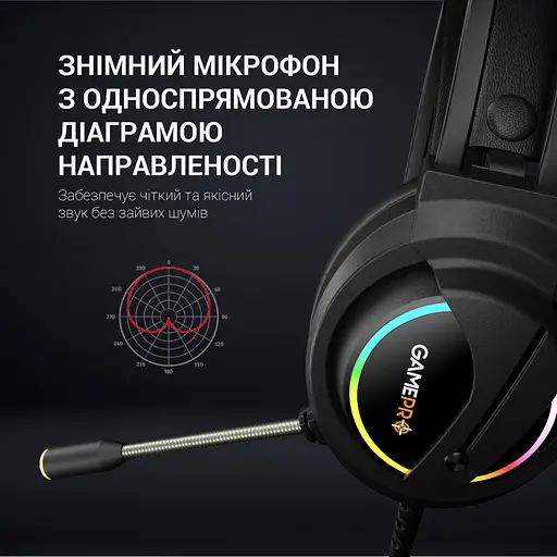 Навушники GamePro HS565 Nitro Black (HS565) - фото 8