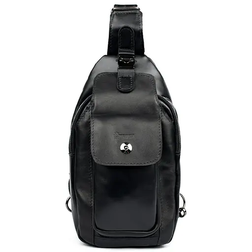 Модный рюкзак слинг на одну шлейку черный TARWA 17х7х33.5 см sum0028449 - фото 7