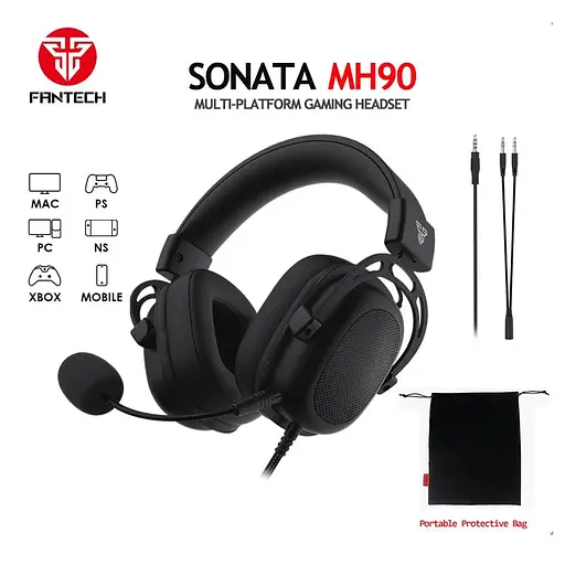 Игровые Наушники Fantech MH90 Sonata Черный - фото 3