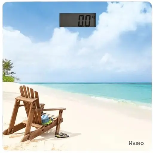 Ваги електронні підлогові побутові для зважування тіла Magio MG-802 домашні ваги для зважування людей - фото 1