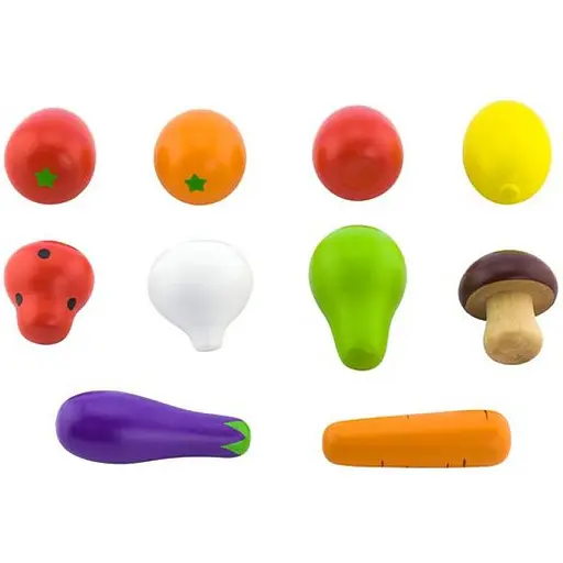 Іграшкові продукти Viga Toys Дерев'яні овочі та фрукти (50734) - фото 1