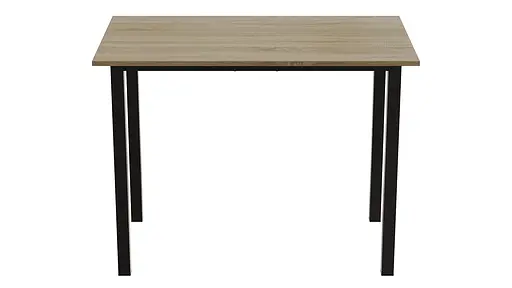 Стол универсальный Knap Ferrum-decor 750x1400x600 Черный металл ДСП Дуб Сонома 16 мм (FRD-106357) - фото 5