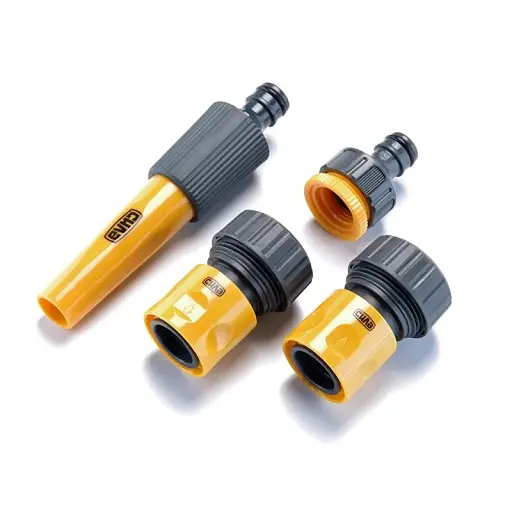 Набор для полива Premium Pro насадка-распылитель/коннекторы для шланга 3/4" адаптер 1/2"+3/4" 30412 - фото 1