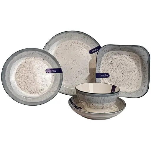 Тарілка десертна Vittora Артеміда VT-P-1203AR 20.3 см (147162)  - фото 3