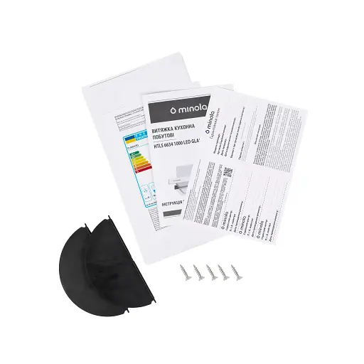 Витяжка телескопічна Minola HTLS 6634 BLF 1000 LED GLASS - фото 10