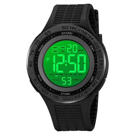 Наручний годинник чоловічий 2155BKWT Black-White Skmei acs0030228 - фото 2