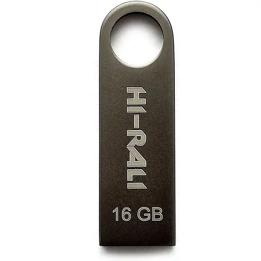 Флеш накопитель USB 16Gb Hi-Rali Shuttle черный USB 2.0 (HI-16GBSHBK) - фото 1