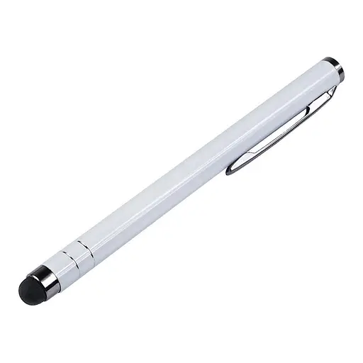 Стилус ємнісний, металевий, білий - фото 3