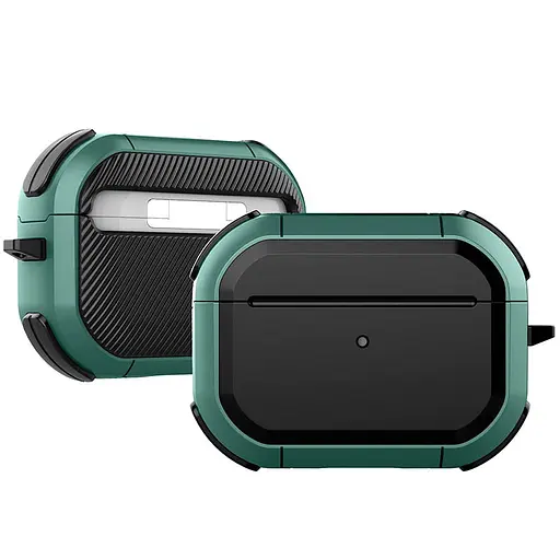 Футляр протиударний Black ed. для навушників Airpods Pro Apple Green