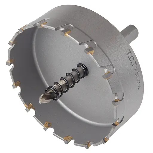 Свердло корончате Alloid Building Tools твердосплавне по металу 80 мм (TS-10080) - фото 1