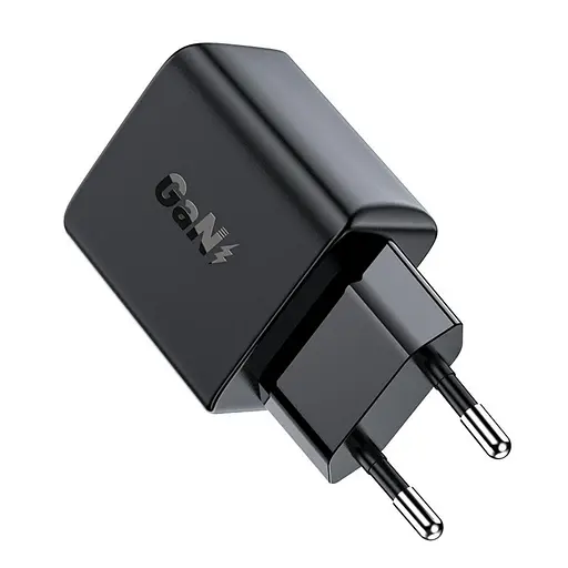 Мережевий зарядний пристрій Acefast a21 30 W gan single usb-c charger black - фото 3