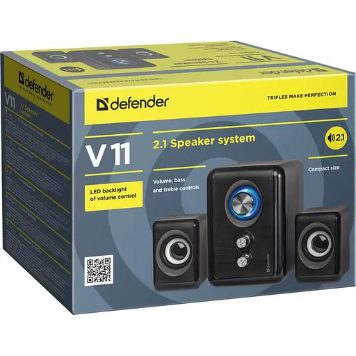 Акустика Defender V11 11 Вт 2.1 system, USB (65111) - фото 3
