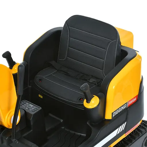 Дитячий електромобіль-екскаватор Bambi жовтий на радіокеруванні M 6135BLR-6 - фото 8