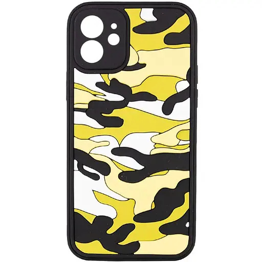 Чохол Epik TPU+PC Army Collection для Apple iPhone 12 6.1 Жовтий