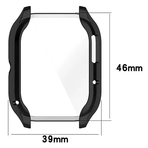 Защитный чехол Tamister для смарт-часов Amazfit GTS4 черный - фото 4