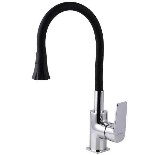 Смеситель для кухни Globus Lux Bonn GLB-0203SA-B01 Черный матовый - фото 1