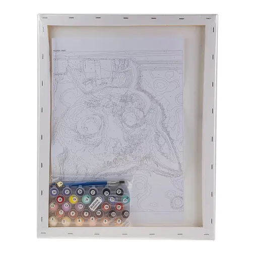 Набор росписи по номерам "Подарок" 40*50 см, IDEA2-GX47749, ТМ "99IDEAS" - фото 6