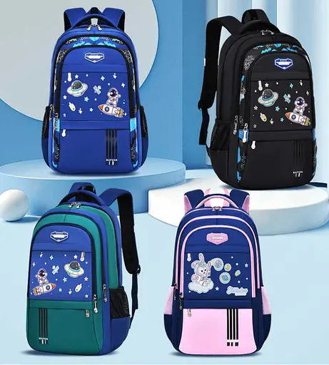 Рюкзак C 72852, розмір 30х12х45 см, 3 відділення, 4 кишені, на блискавці, пакеті (69000677285240 МІКС - фото 2