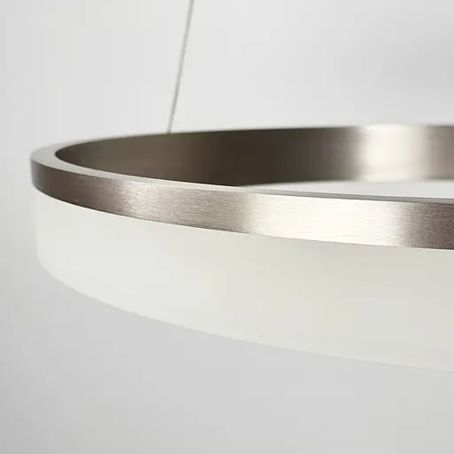 Підвісна кільцева люстра в сатиновому каркасі Ø 60 см | Арт. MJ261-600 Carmine | Line F - фото 3