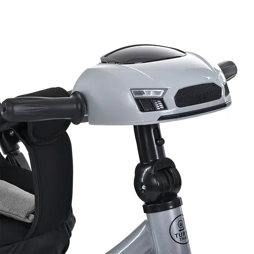 Дитячий триколісний велосипед MT 1007-8 сірий - фото 6