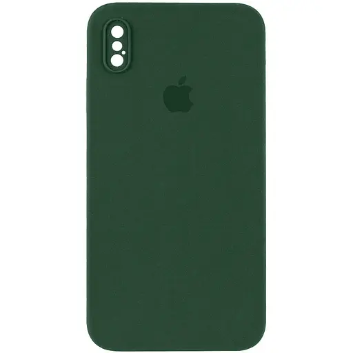 Чохол Epik Silicone Case Square Full Camera Protective AA для Apple iPhone XS Max 6.5 Зелений/Cyprus Green