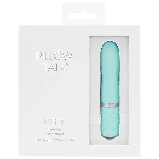 Вібратор Pillow Talk Flirty 11 см блакитний - фото 6