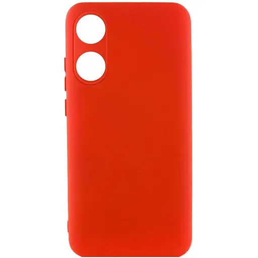 Чохол Silicone Cover Lakshmi Full Camera (AAA) для Oppo A58 4G Червоний / Red