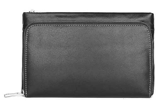 Кожаная барсетка мужская Vintage 25,5х17х6 см acs0016992 - фото 2