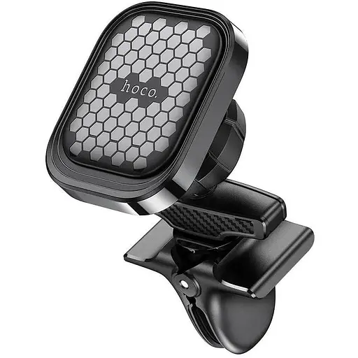 Холдер Hoco S49 Fuerte series air outlet magnetic car holder Черный - фото 1