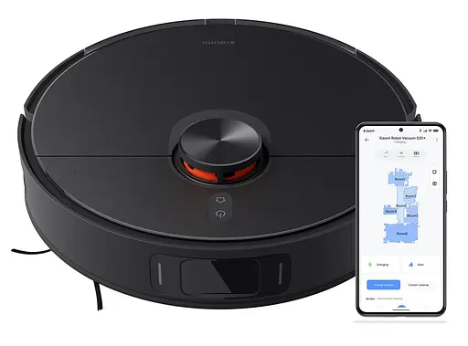 Робот-пилосос з вологим прибиранням Xiaomi Robot Vacuum S20+ Black - фото 1