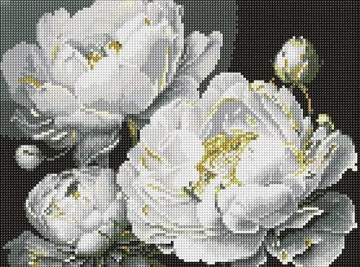 Набір з алмазною мозаїкою на підрамнику Бездоганна краса Ideyka AMO8169, 30x40 см