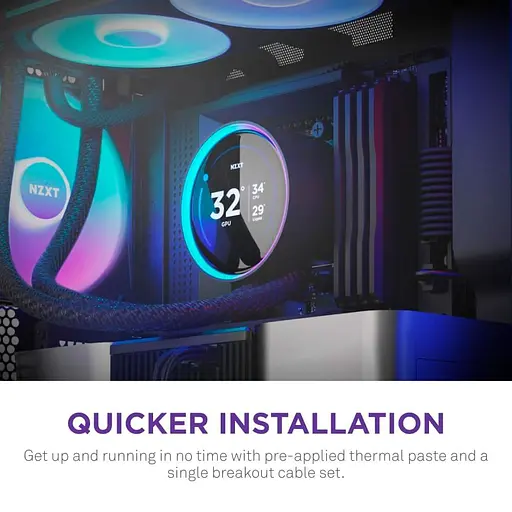 СВО NZXT Kraken Elite RGB 360mm Black (RL-KR36E-B2) - фото 11