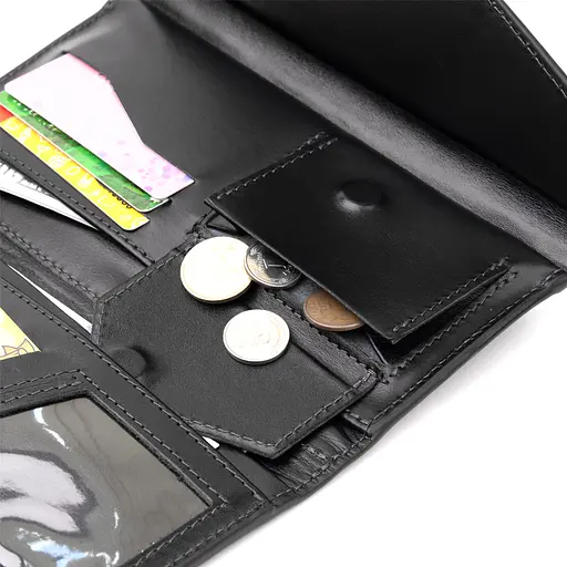 Шкіряний клатч GRANDE PELLE 21х10х2 см 000161997 - фото 6