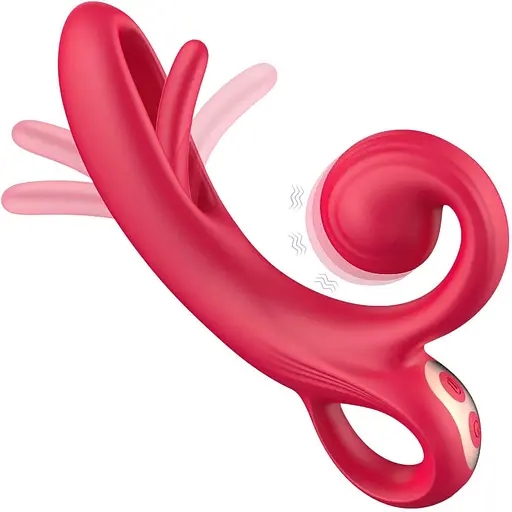 Вібратор Erospace Sweet Play A4 18.2 см червоний