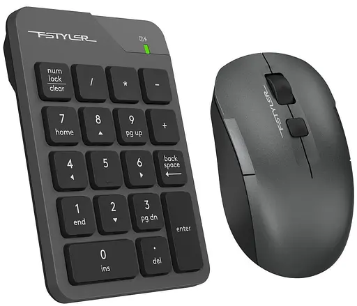 Комплект (клавиатура и мышь) A4tech FG1600C Air2 Grey - фото 2