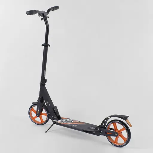 Самокат Best Scooter 84х14х33 см Черно-оранжевый 000231535 - фото 4