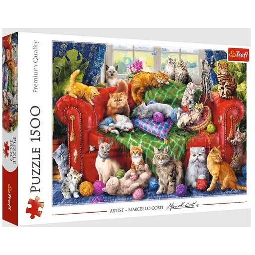 Пазл Trefl Котята на диване 1500 эл. (26198)
