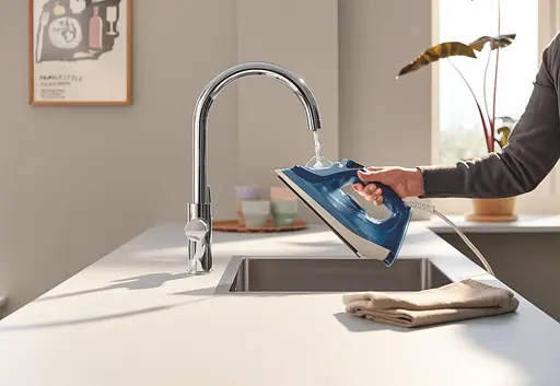Смеситель для кухни с подключением питьевой воды Grohe Blue Pure BauCurve 30580000 Хром - фото 4