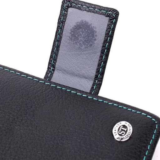 Вертикальный небольшой женский кошелек из натуральной кожи ST Leather 9.5х11.5х2.5 см acs0032278 - фото 5