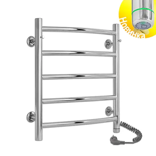 Электрический полотенцесушитель Laris Классик П5 450x500 Е сенсор S3 правый 73207722, Хром, Правое, Электронный - фото 2