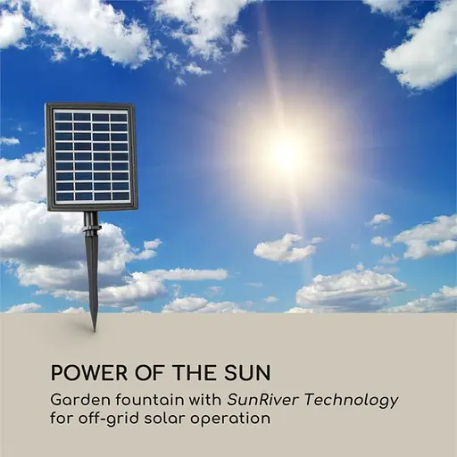 Каскадний сонячний фонтан Blumfeldt Messina (10034734) - фото 2