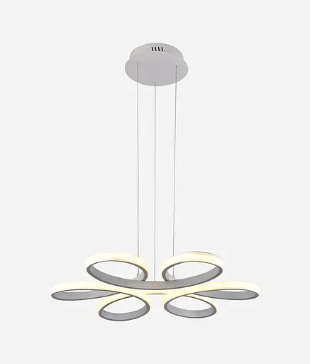 Люстра подвесная светодиодная Sirius LCD3061 WT белая - фото 2