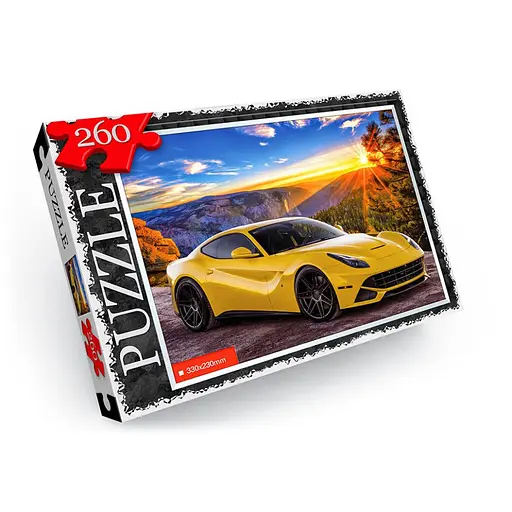 Пазли дитячі Феррарі C260-12-15, 260 елементів