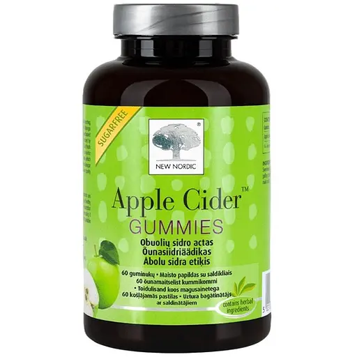 Добавка New Nordic Apple Cider Gummies для похудения 60 мармеладок
