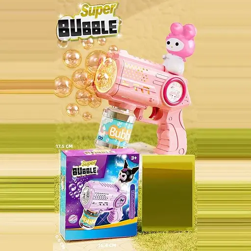 Пистолет мыльных пузырей Куроми, свет, фигурка, 7780E