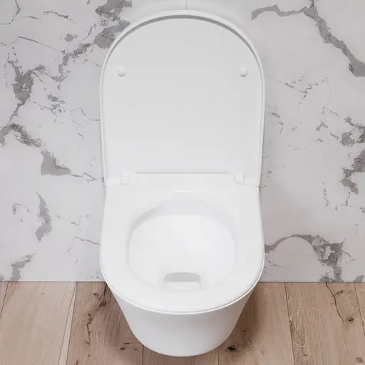 Унитаз подвесной AM.PM Tender безободковый с сиденьем Soft Close (C45A1700SC) - фото 4